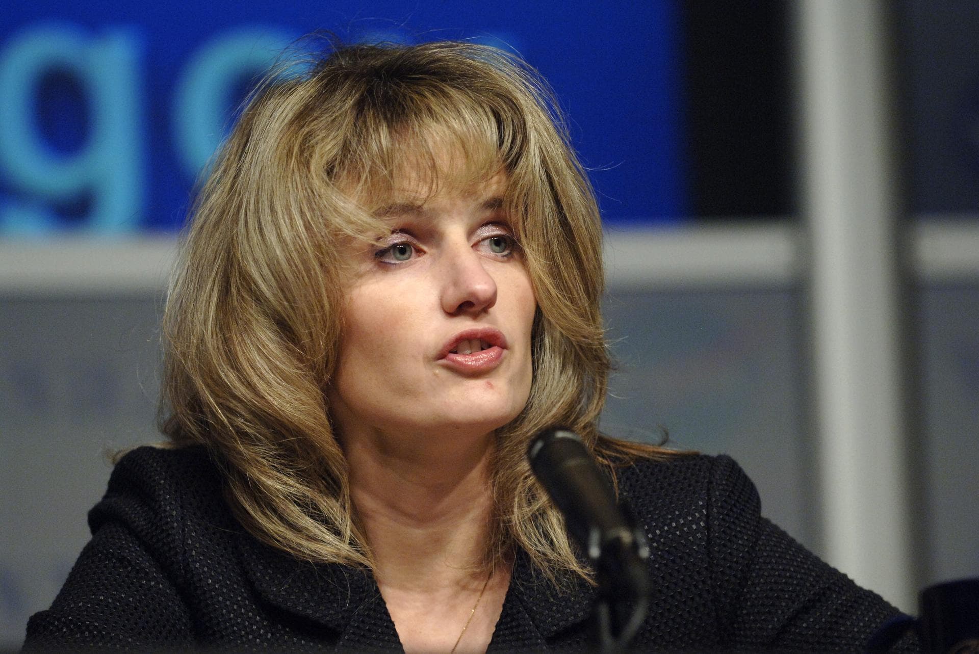 NASA Associate Administrator for Aeronautics Research Lisa J. Porter answers reporters questions during the fiscal year 2007 news conference, Monday, Feb. 6, 2006, at NASA Headquarters in Washington. 