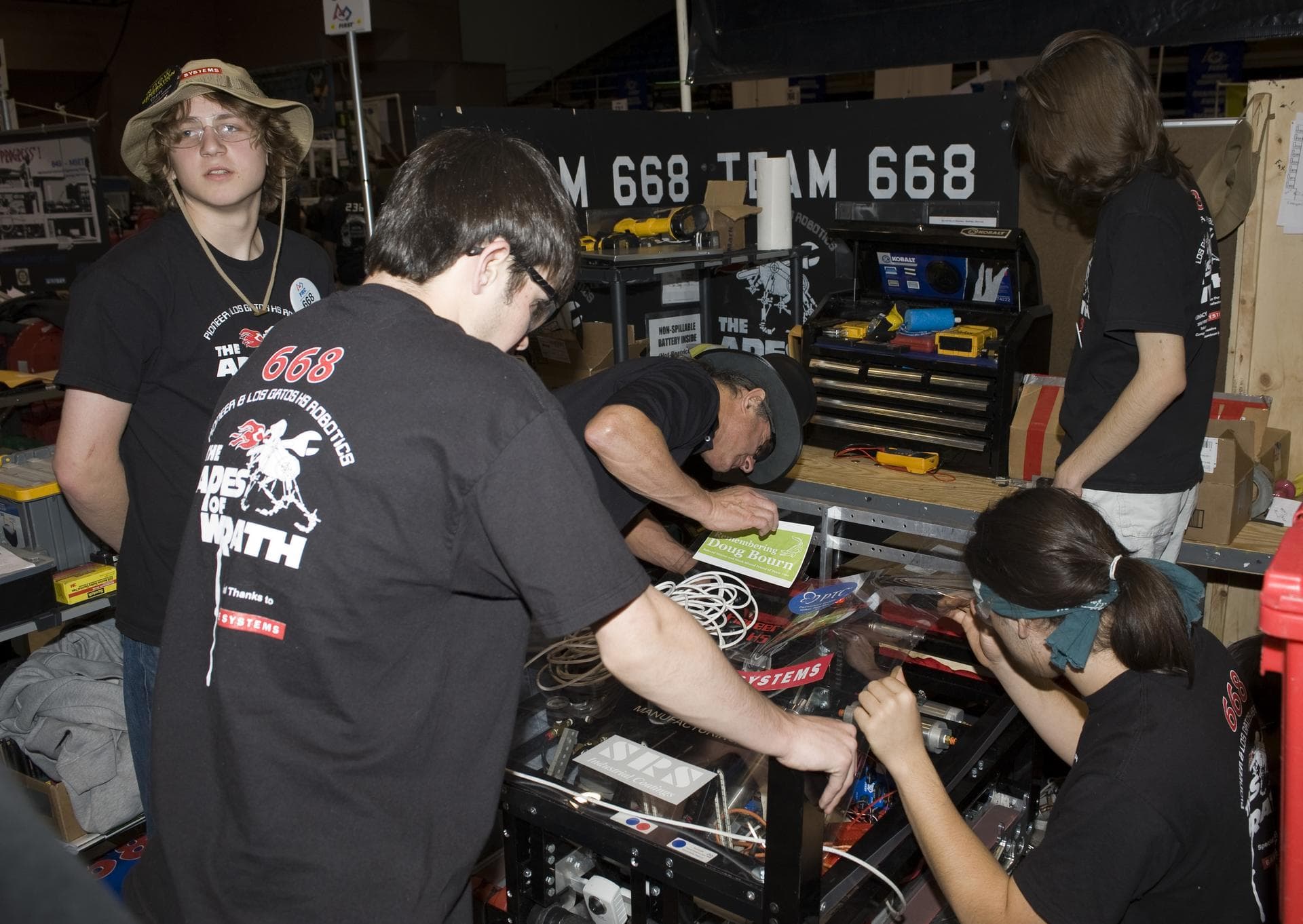 For Inspiration and Recognition of Science and Technology; FIRST Robotics Competition 2010 Silicon Valley Regional held at San Jose State University, San Jose, California  The Apes of Wrath, Quirk & P