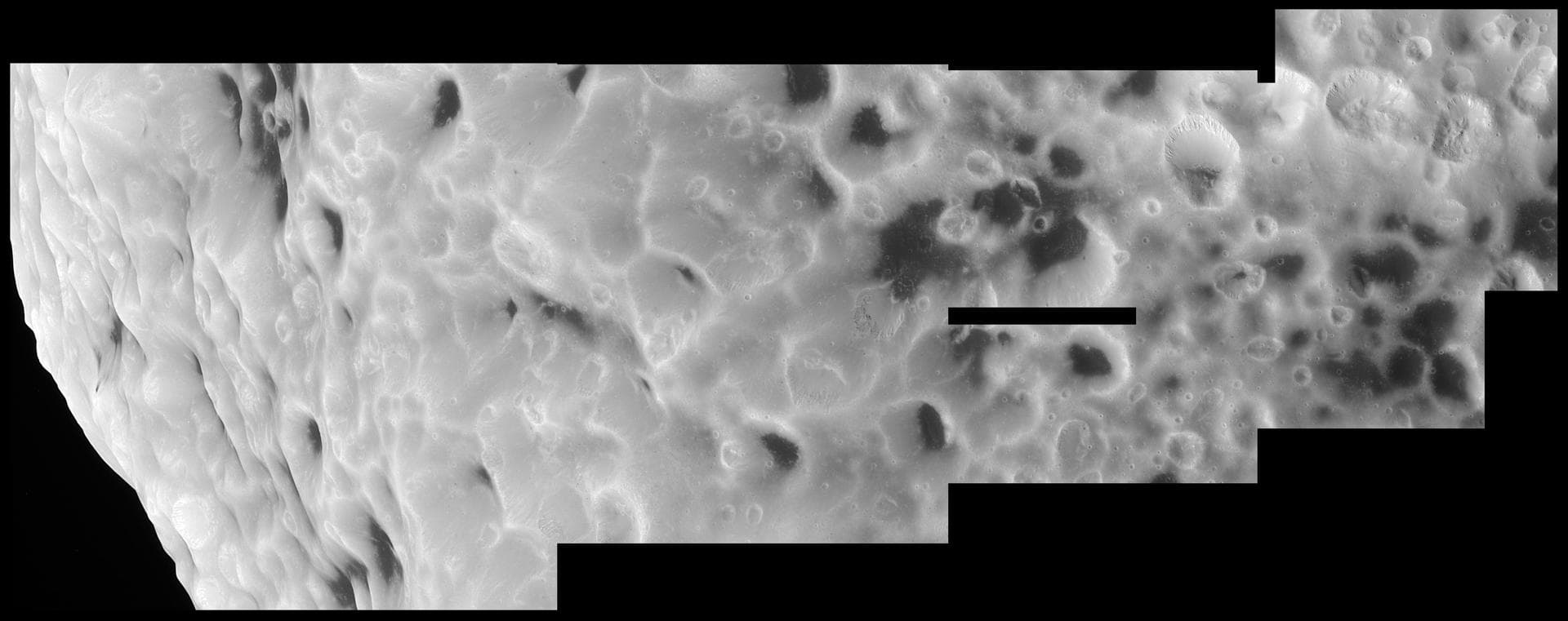 Hyperion Unusual Craters