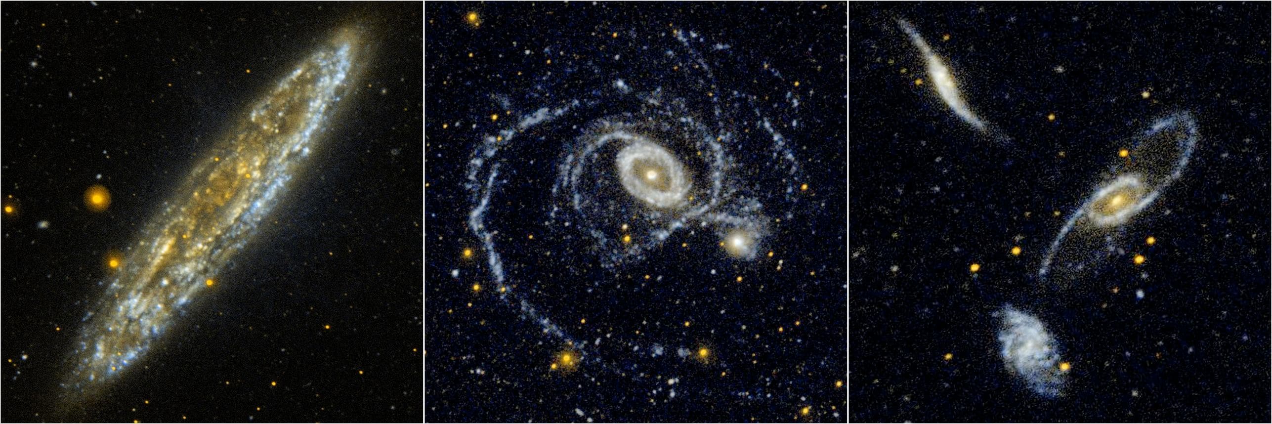 Located 10 million light-years away in the southern constellation Sculptor, the Silver Dollar galaxy, or NGC 253, is one of the brightest spiral galaxies in the night sky as seen in this edge-on view