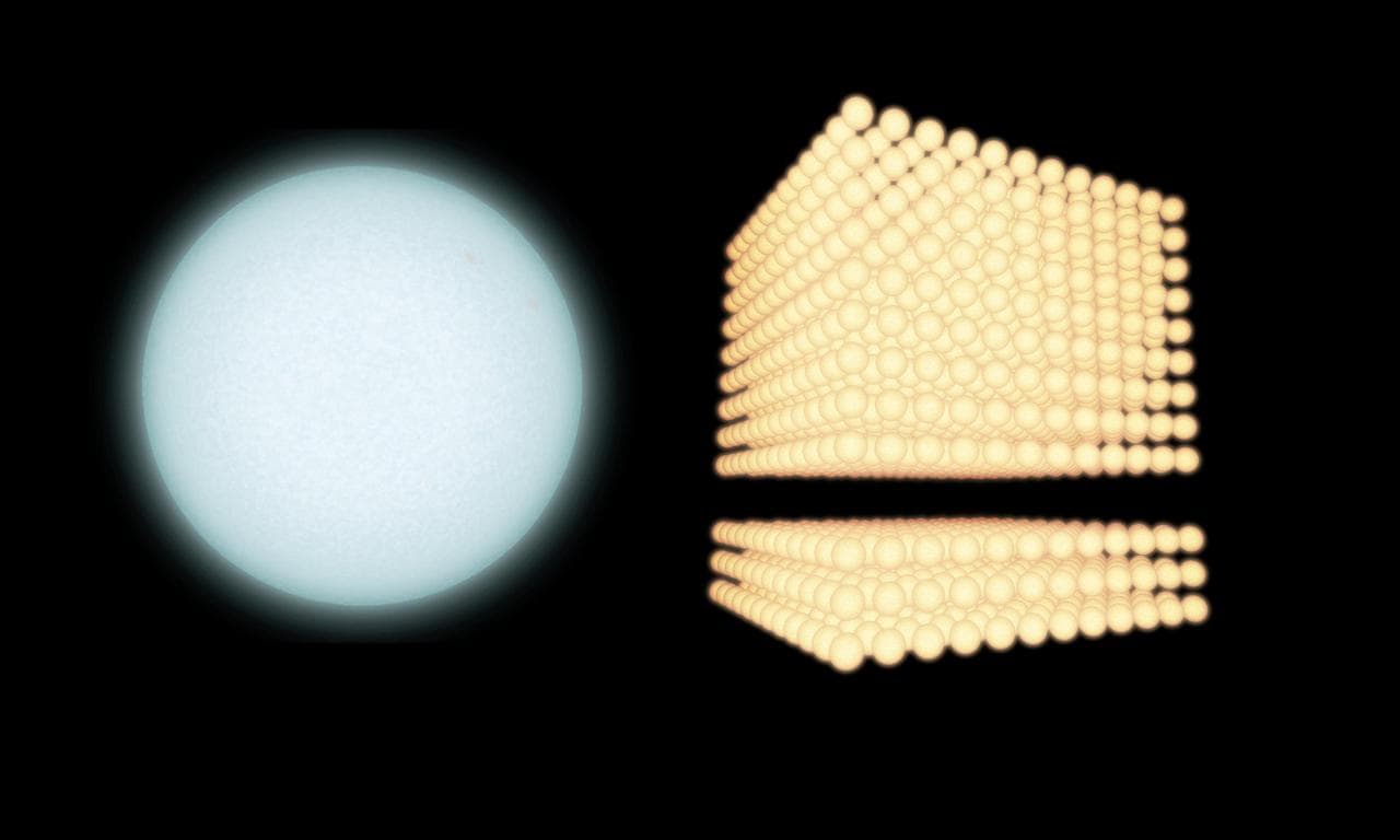 NASA Galaxy Evolution Explorer spacecraft and Cerro Tololo Inter-American Observatory combined data making this diagram illustratrating the extent to which astronomers have been underestimating the pr