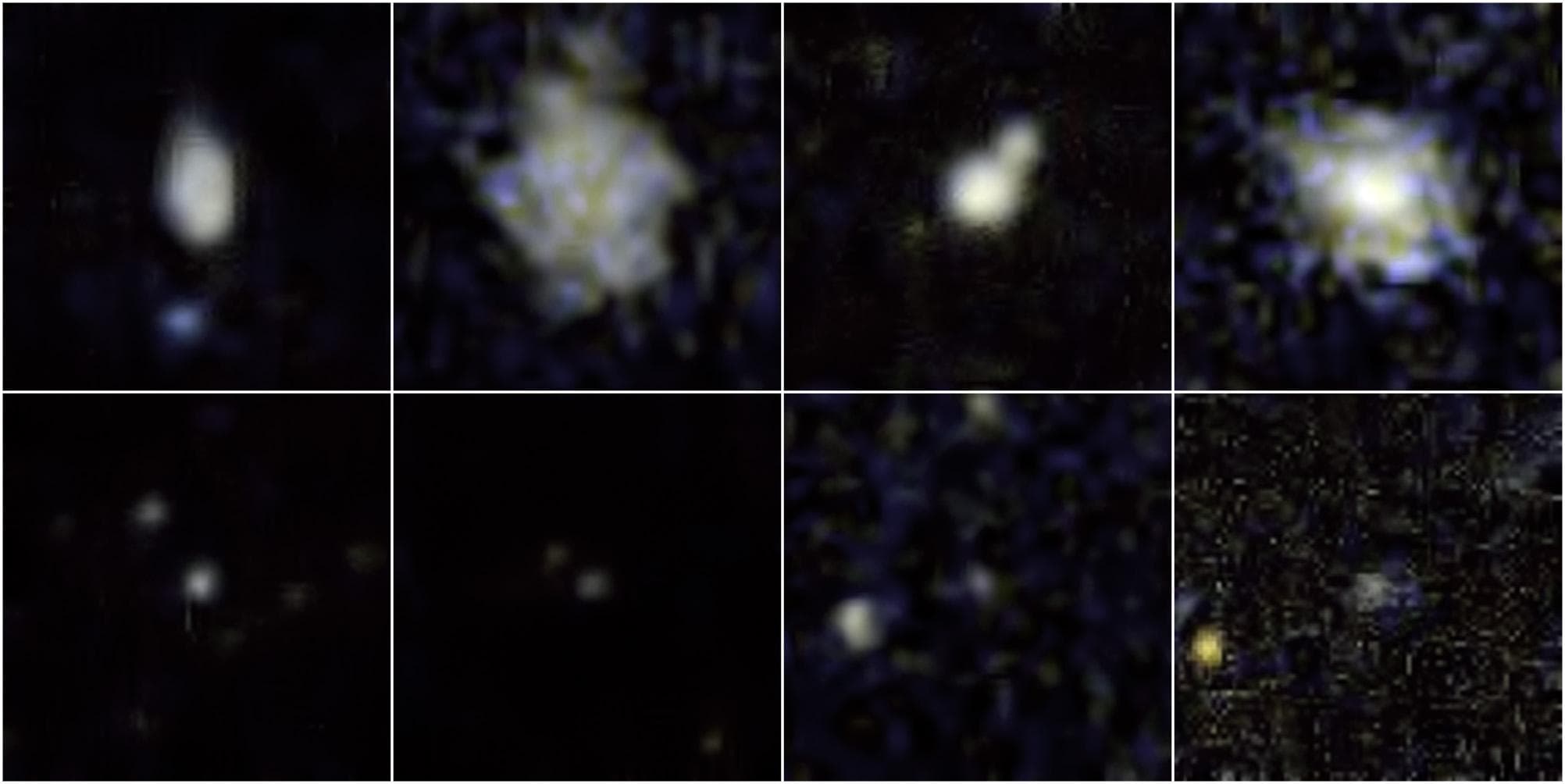 These postage-stamp images taken by NASA Galaxy Evolution Explorer are helping to solve a mystery -- why do the littlest of galaxies produce the biggest of star explosions, or supernovae?
