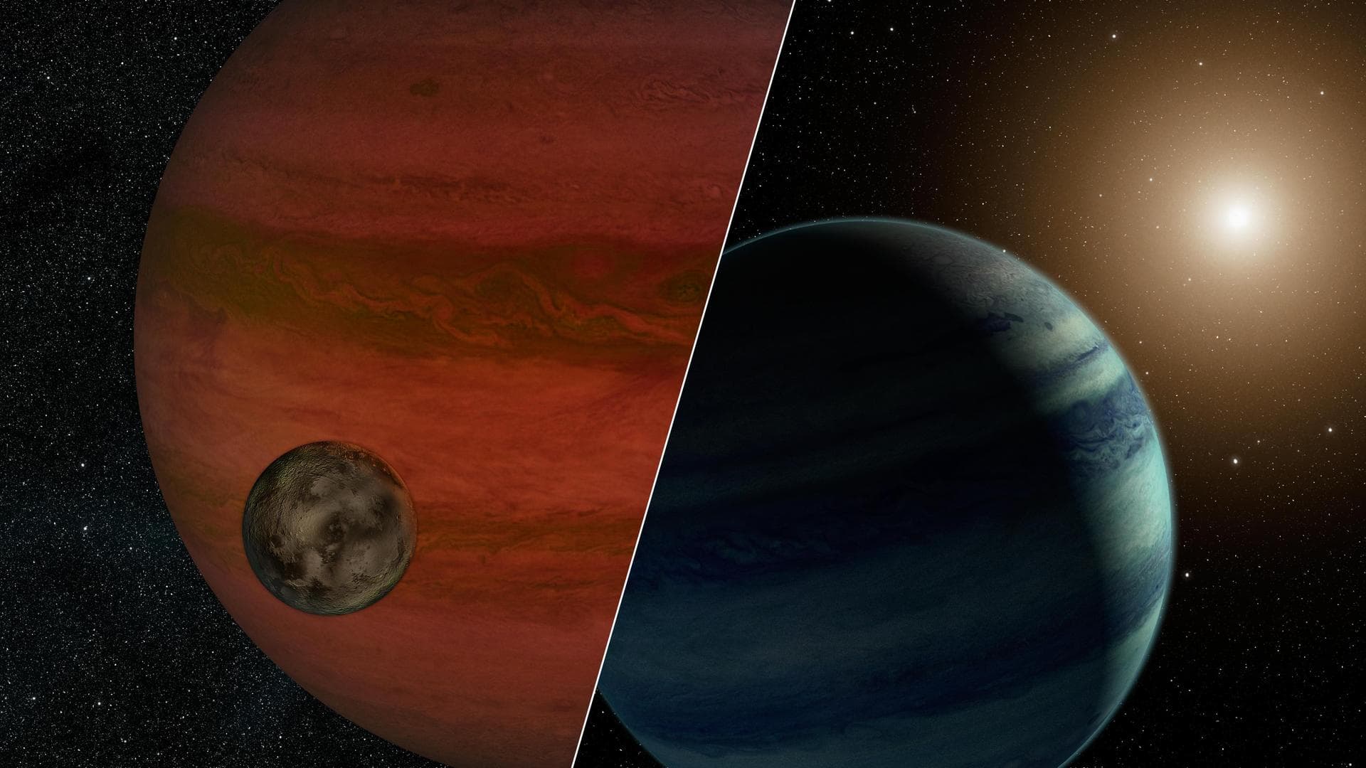 Researchers have detected the first exomoon candidate -- a moon orbiting a planet that lies outside our solar system. Using a technique called microlensing, they observed what could be either a moon a