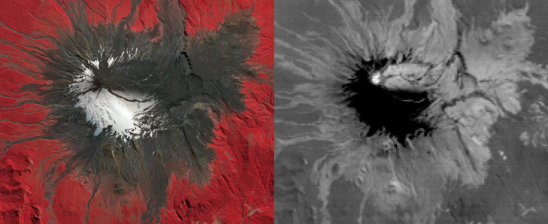 On March 3, 2015, Chile's Villarrica volcano erupted, forcing the evacuation of thousands of people. The eruption deposited a layer of ash over the volcano's eastern slope, blanketing and darkening th