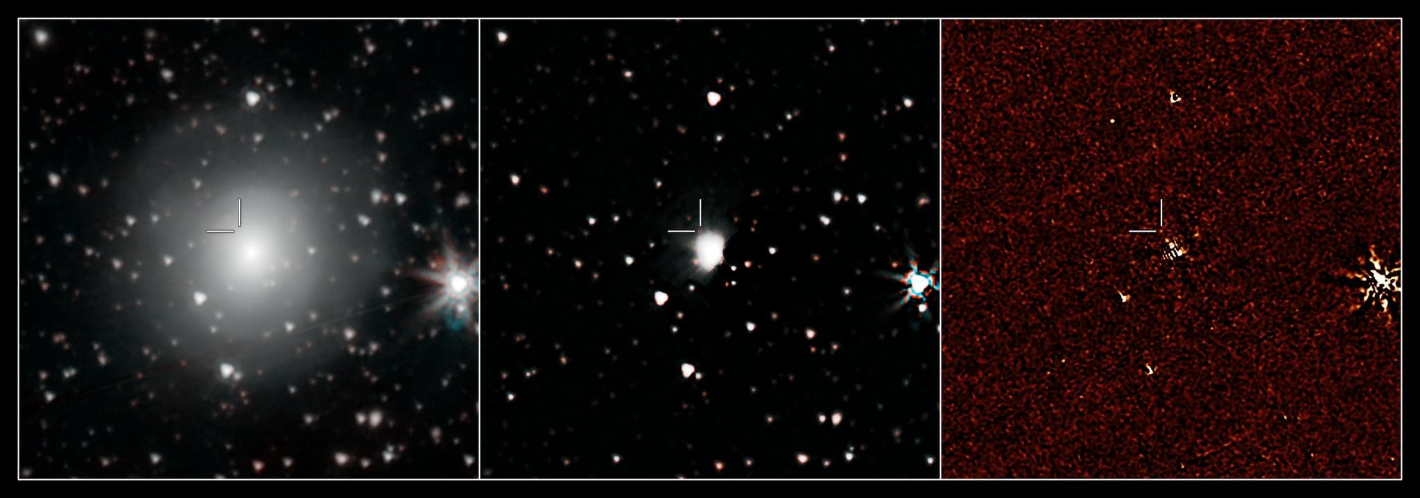 NASA's Spitzer Space Telescope has provisionally detected the faint afterglow of the explosive merger of two neutron stars in the galaxy NGC 4993. The event, labeled GW170817, was initially detected i