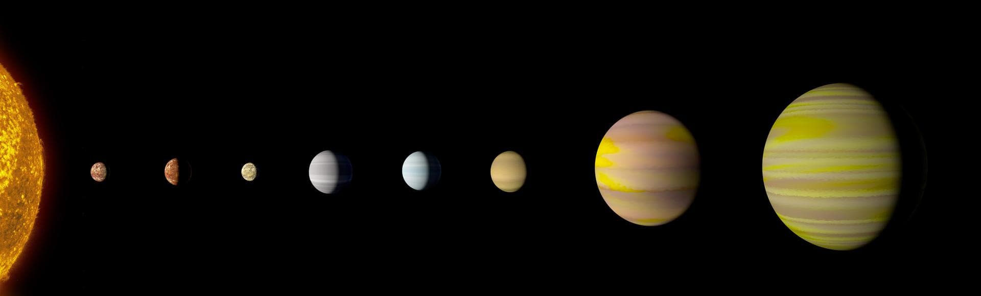 Our solar system now is tied for most number of planets around a single star, with the recent discovery of an eighth planet circling Kepler-90, a Sun-like star 2,545 light years from Earth. The planet