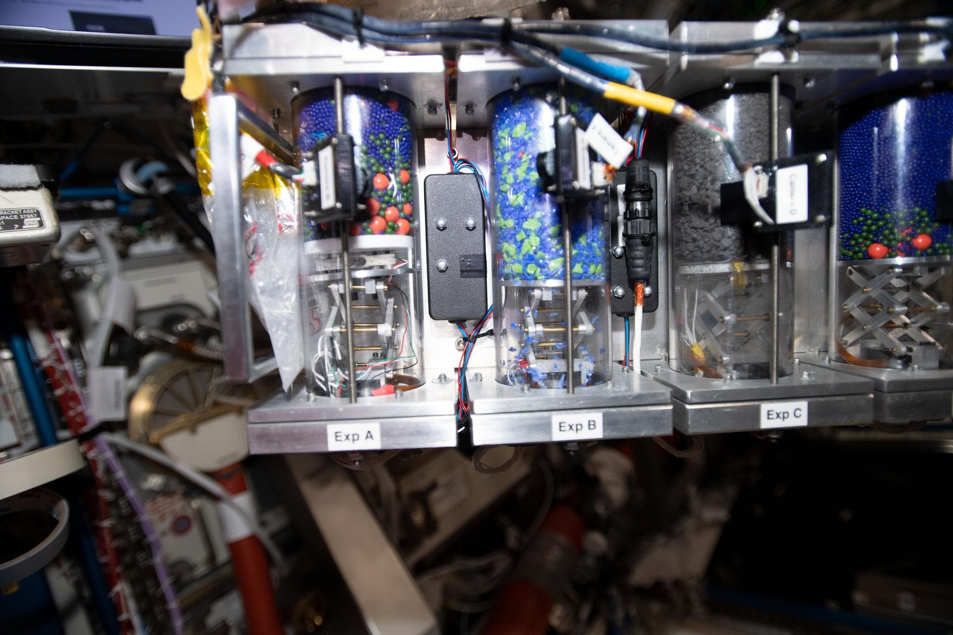 iss060e008906 (7/17/2019) --- Photo documentation of the Hermes Cassette-1 investigation aboard the International Space Station (ISS). Hermes Cassette-1 is the the first set of experiments in the Herm
