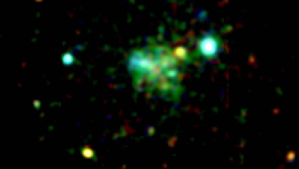 Astronomers have discovered a vast cloud of high-energy particles called a wind nebula around a rare ultra-magnetic neutron star, or magnetar, for the first time. The find offers a unique window into