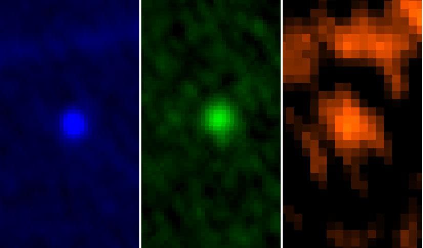 ESA Herschel Space Observatory captured asteroid Apophis in its field of view during the approach to Earth on Jan. 5 and 6, 2013.