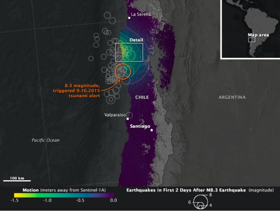 On Sept. 16, 2015, a magnitude 8.3 earthquake struck near the coast of central Chile along the boundary of the Nazca and South American tectonic plates. Dubbed the Illapel earthquake, the shaking last